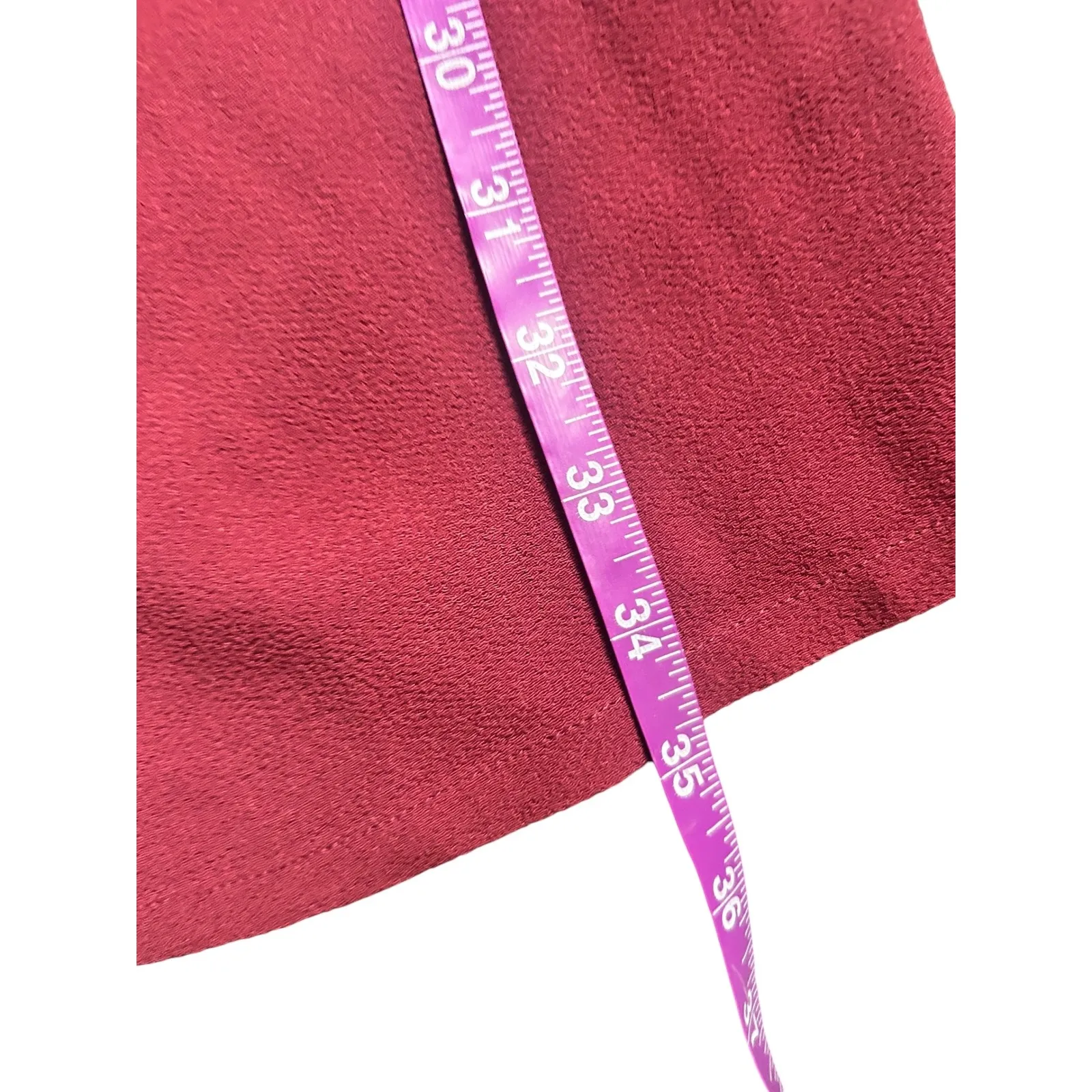 Reformation Red Off Shoulder Long Sleeve Ruffle Midi Dress Size 0 - Image 3