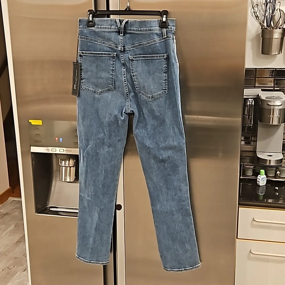 💕VERONICA BEARD💕 Ryleigh Slim-Straight Jeans Front Yoke Durango Blue 28 NWT - Image 12
