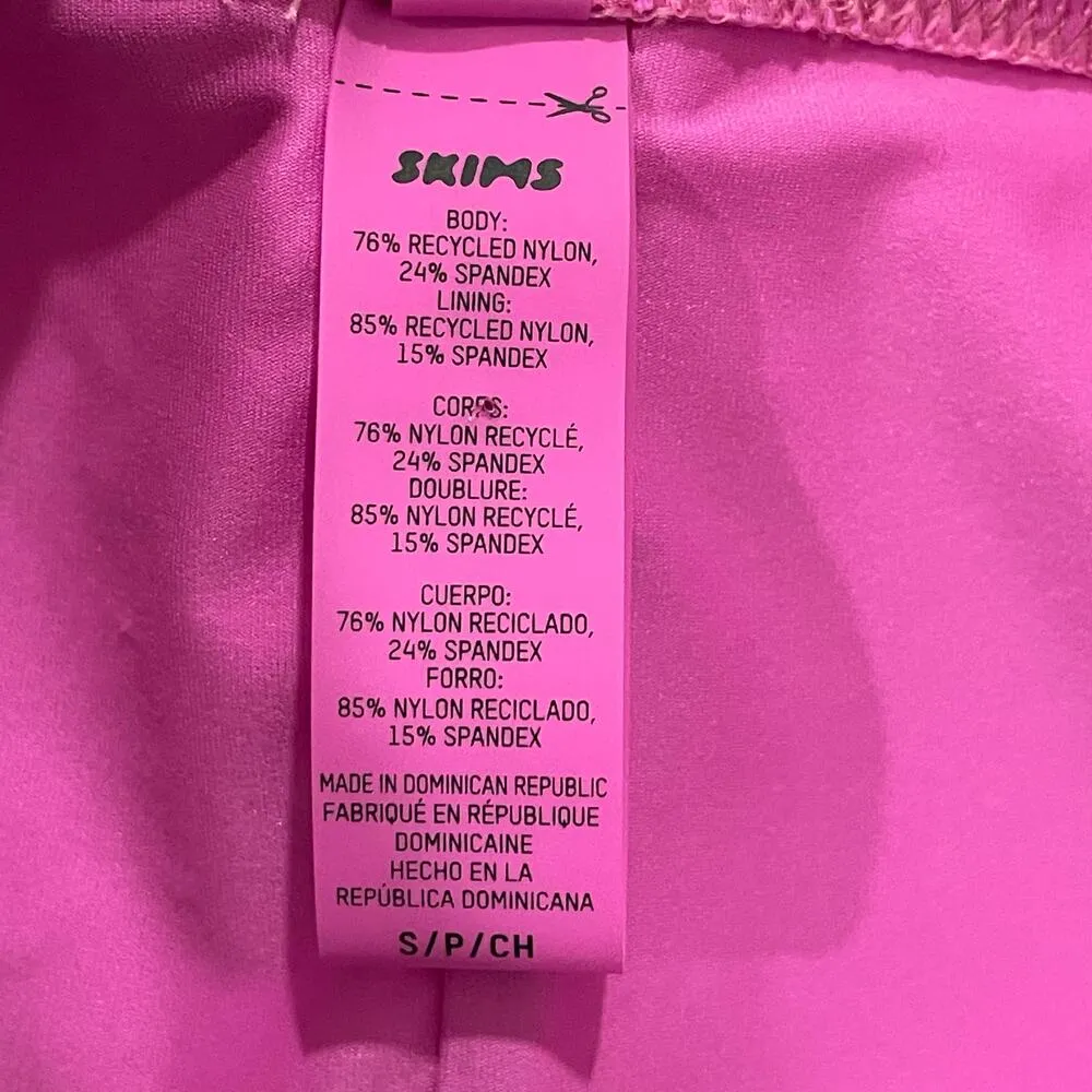 SKIMS Swim Boyshort Bikini Bottom - Pink - Small - Image 7