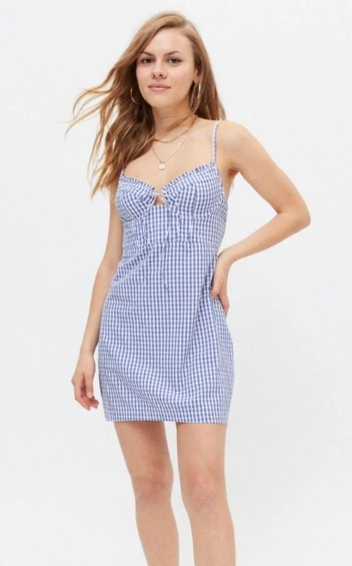 Gingham Mini Dress - Image 5