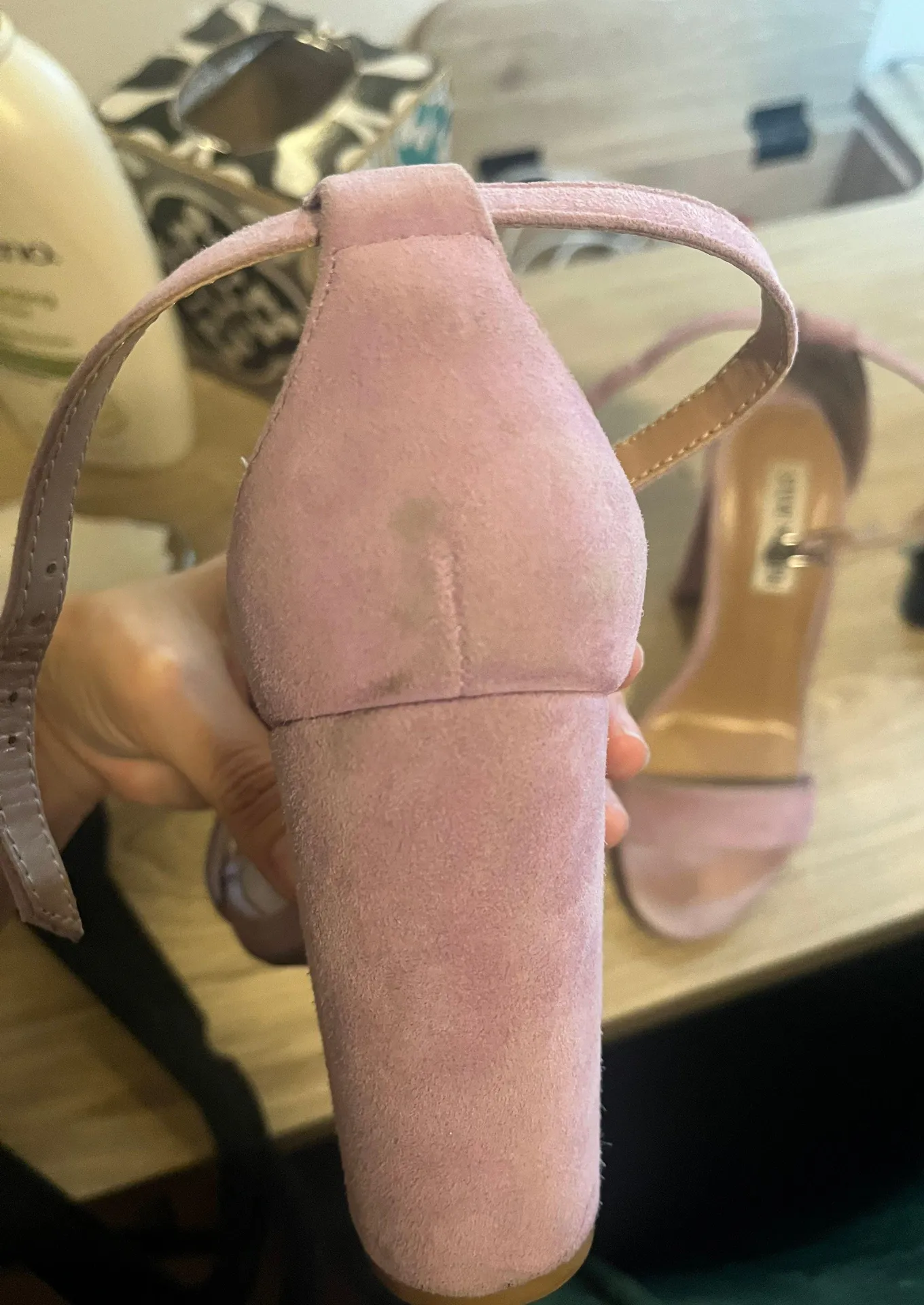 Lilac Suede Heels - Image 2