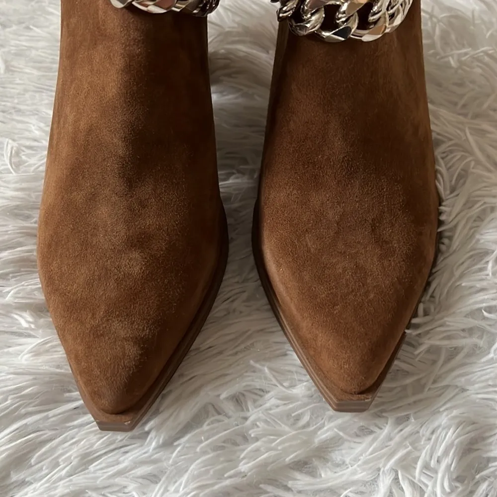 STEVE MADDEN Cedar-C Chestnut Suede Ankle boots size 7.5 - Image 6