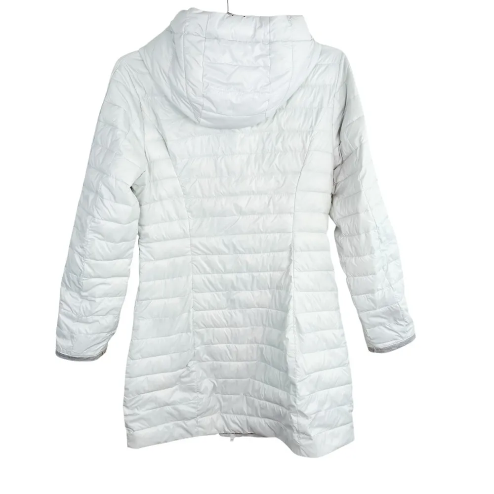 Rino & Pelle White Quilted Puffer Jacket - Image 3