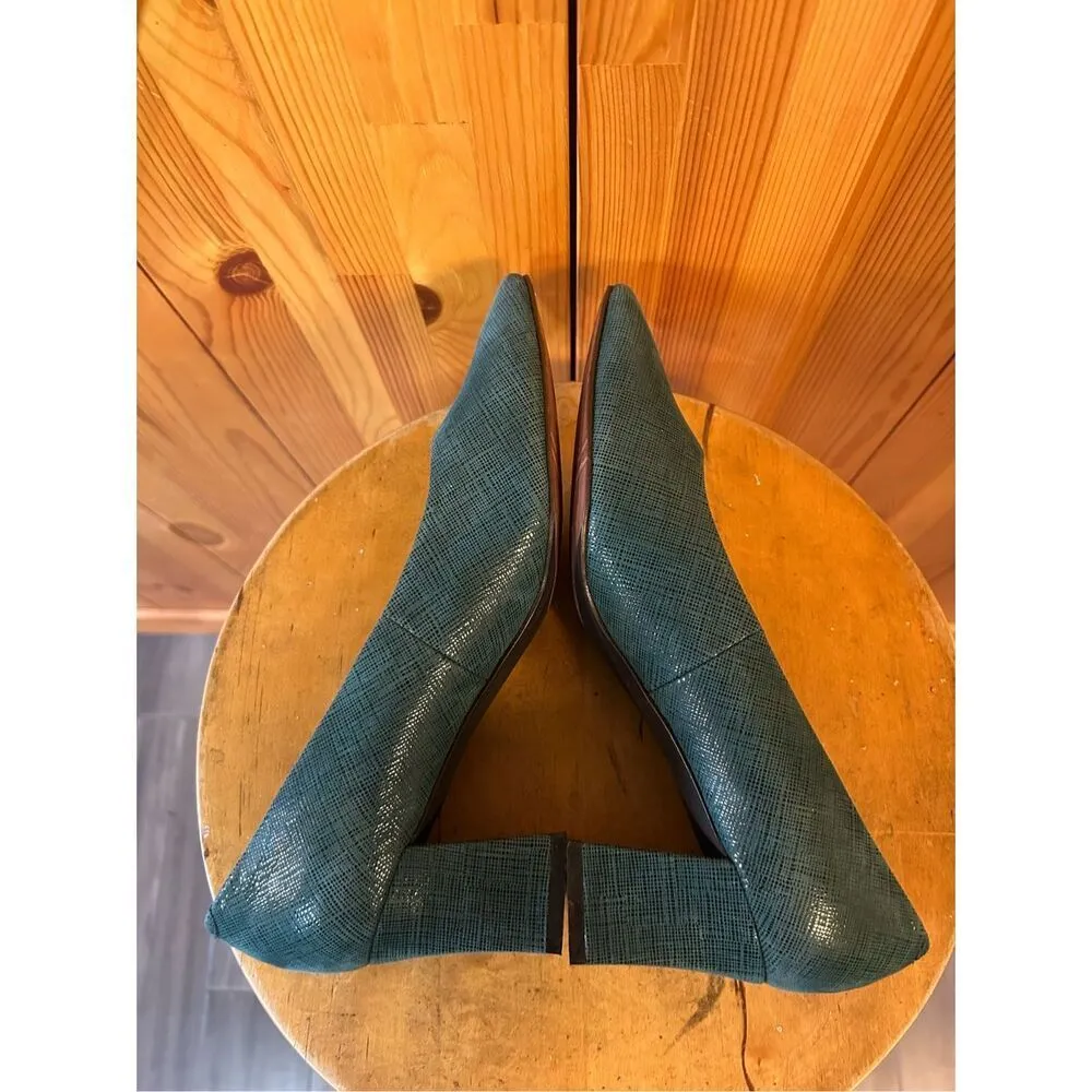 Nordstrom block heels comfort construction leather size 8.5 ￼ - Image 6