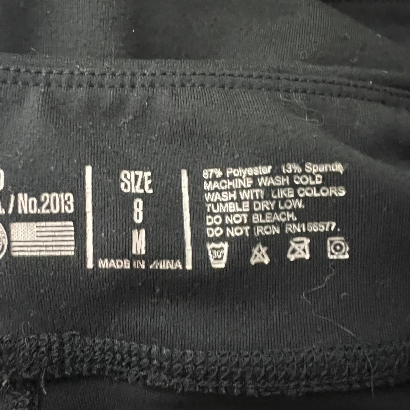 IAB MFG Women's Activewear/Yoga Black Shorts Size 8/M - Image 4