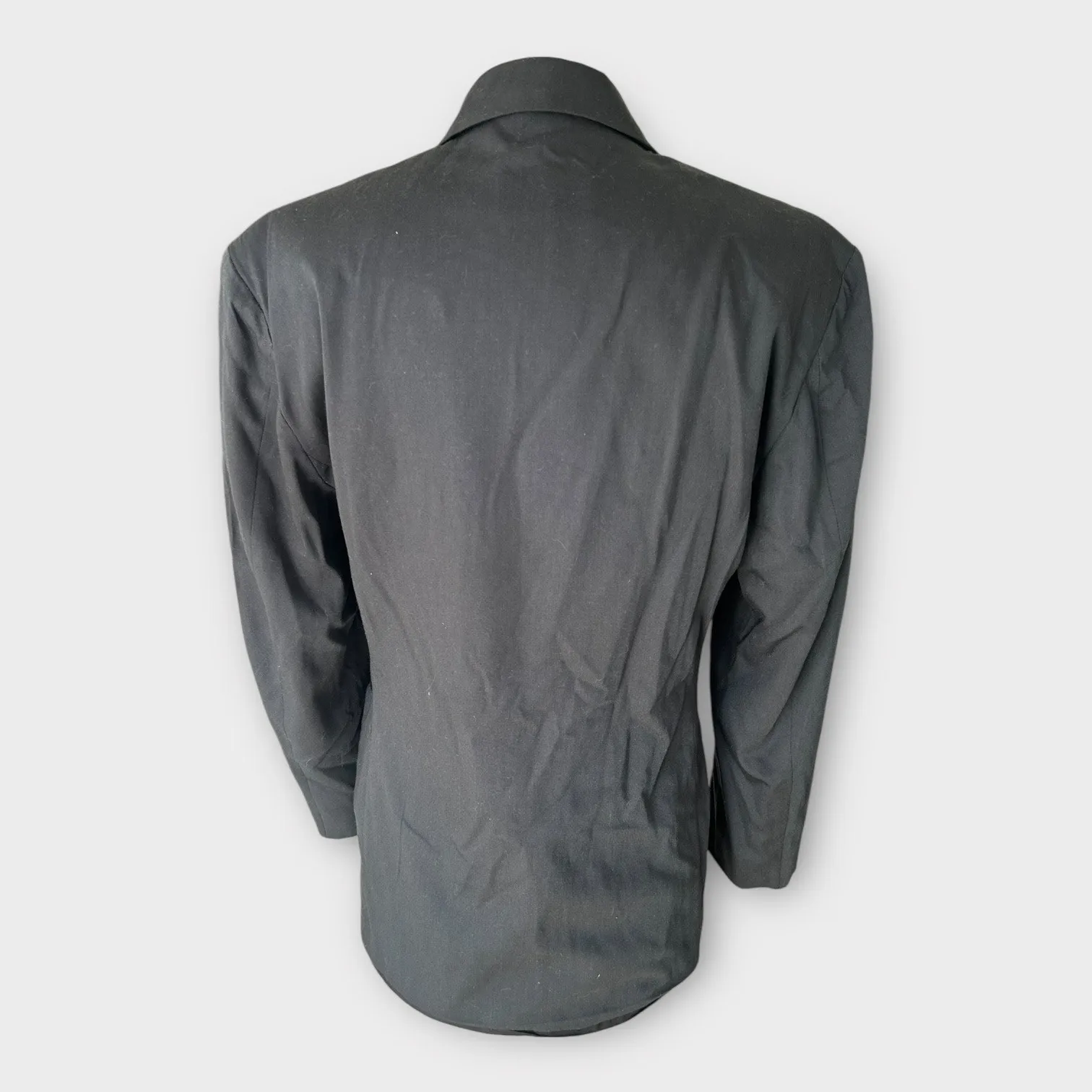 Vintage 90s Black Double Breasted Blazer Women's RPM Next Wave Preppy Academia M Size M - Image 6