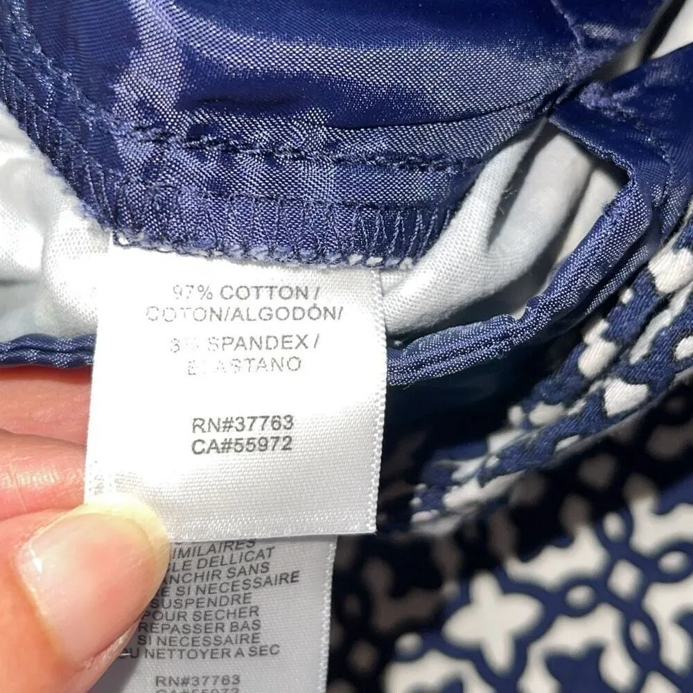 Laundry by Shelli Segal Womens Fleur De Lis‎ Flat Front Shorts Size 6 - Image 6