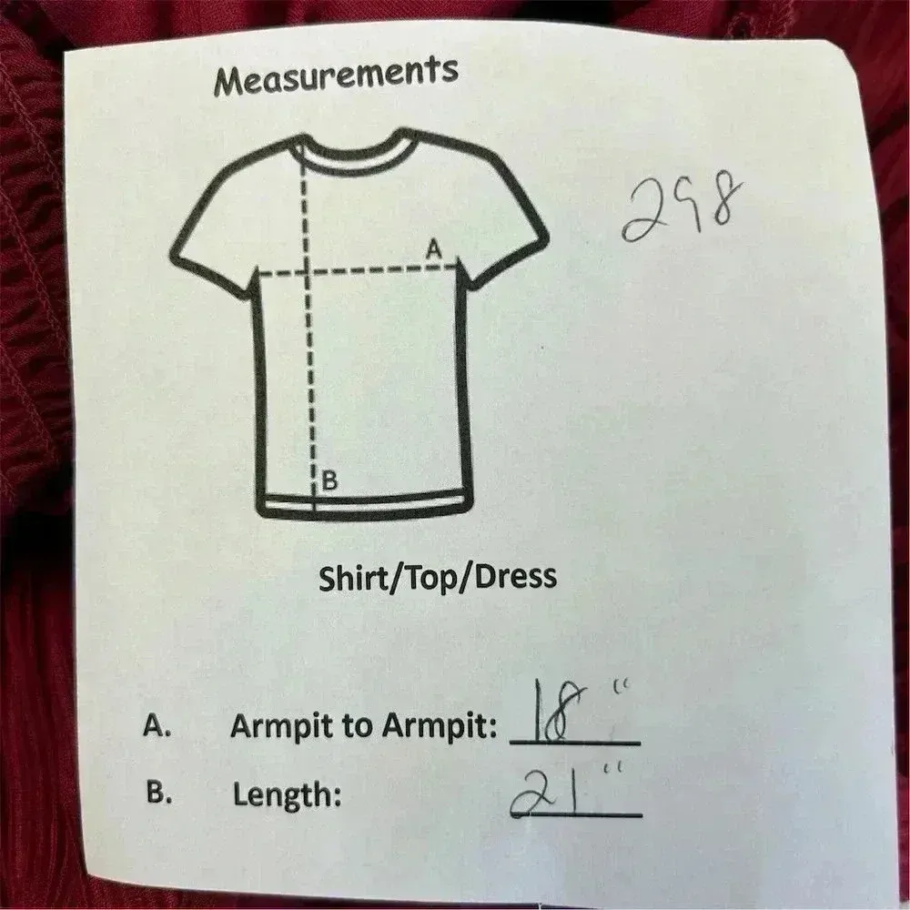 Ann Taylor Factory Women's Red Puff Sleeve Blouse Size S - Image 8