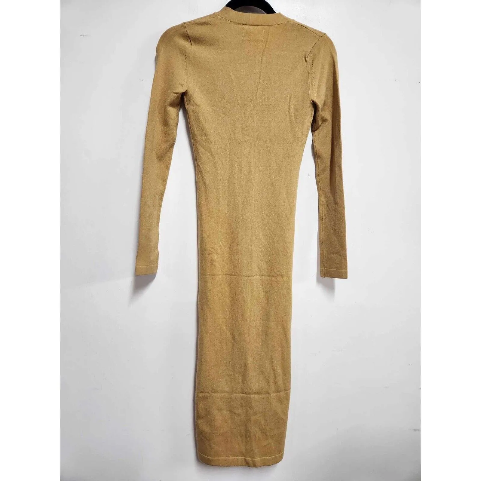 Lita By Ciara Icon Rib Cardigan Dress in Iced Coffee Size 2XS. B30 - Image 4