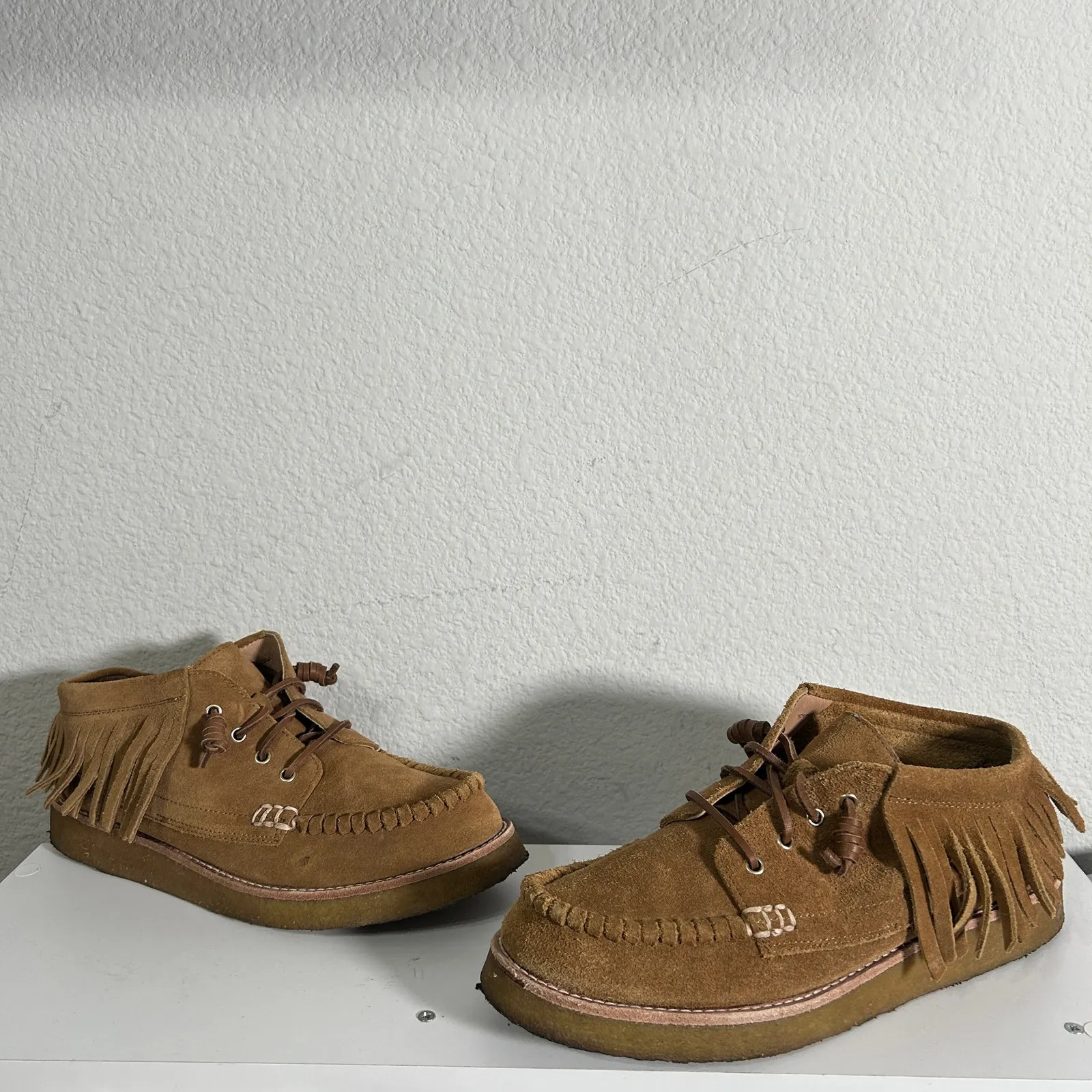 Sperry X Rebecca Minkoff Boots Gum Crepe Sole Wallabee Style Moccasin Size 11 - Image 12