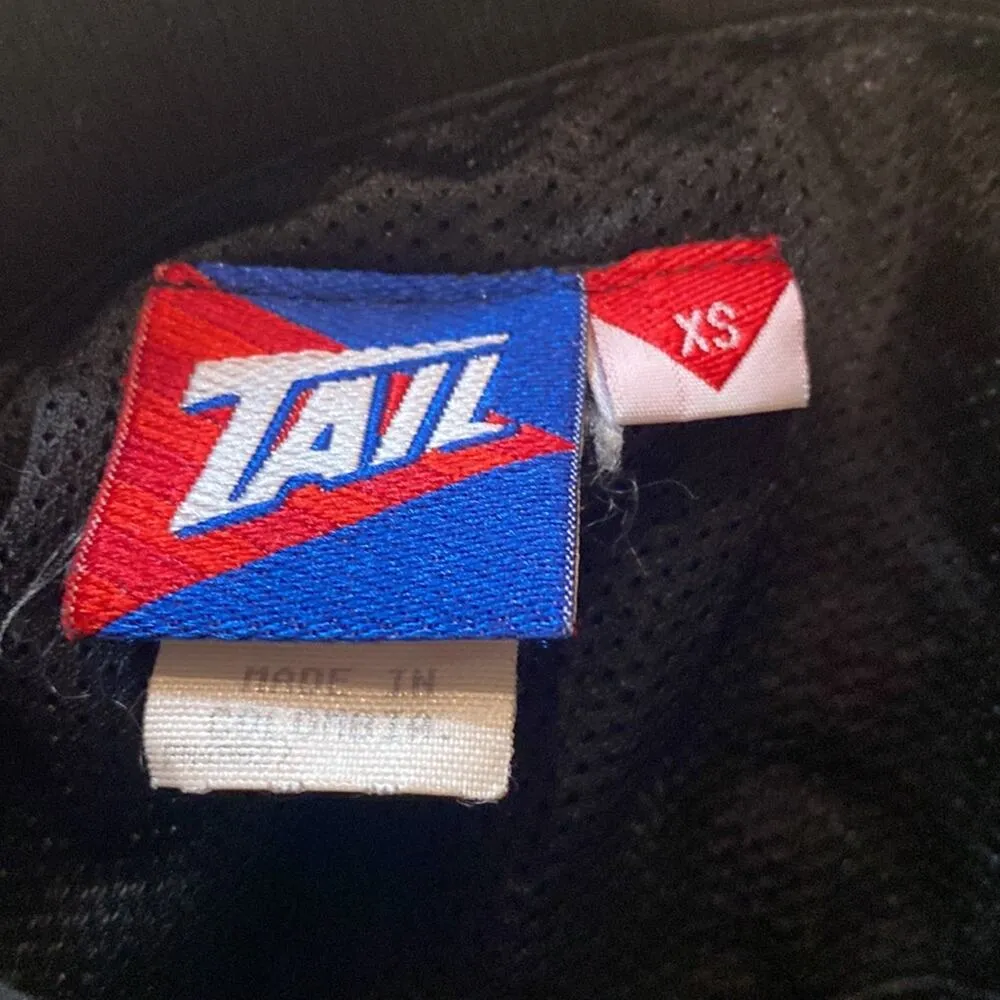 Vintage Tail Women’s Zipper “Tennis Time” Sporty Sweatshirt EUC Sz XS Black - Image 7