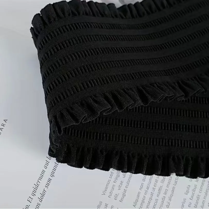 Plus Size Wide Waistband Elegant Elastic Belt Vintage Dress‎ Coat Girdle Waspie Black - Image 6