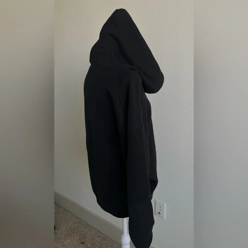 IRO 100% COTTON Black oversized Hoodie Jacket - Image 14