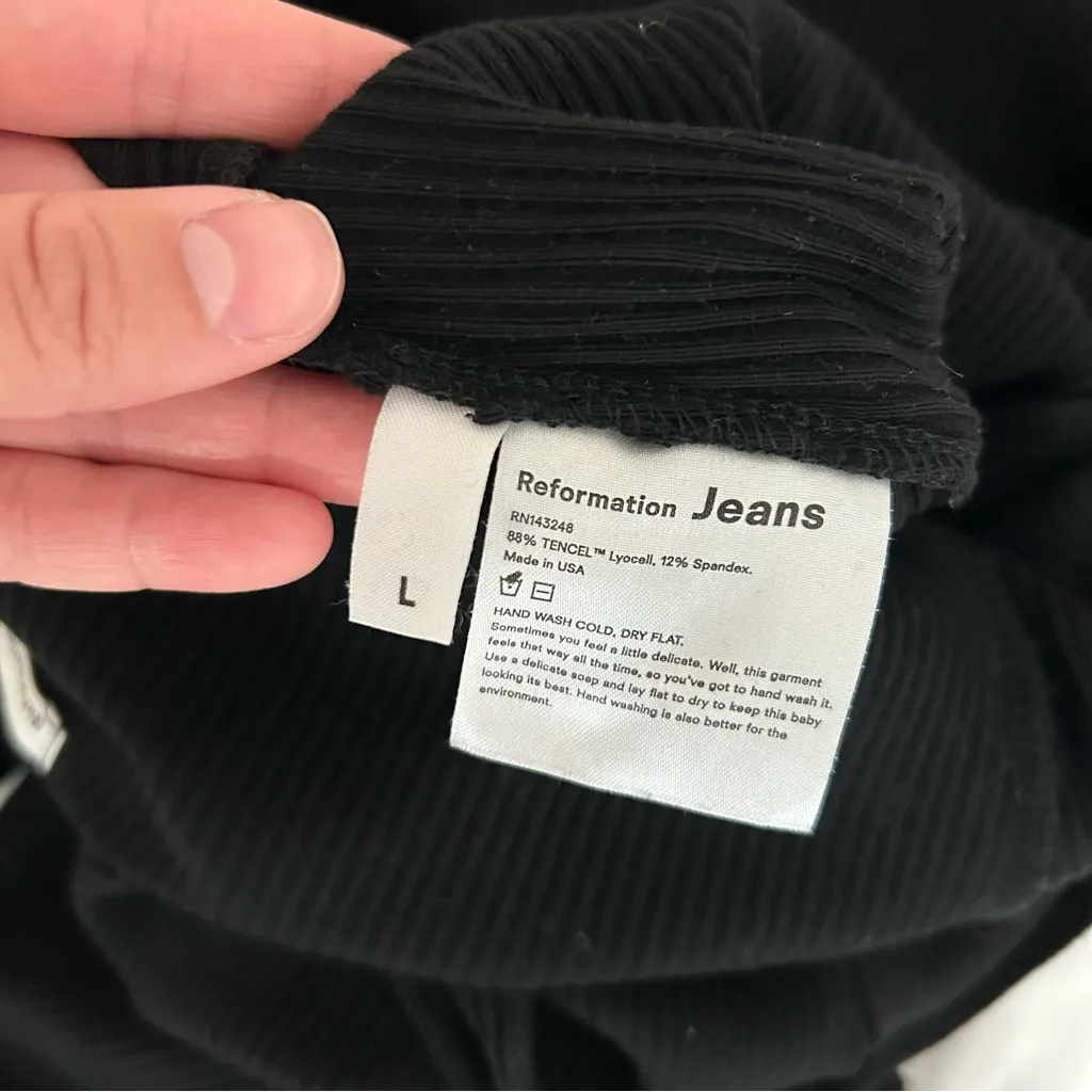 Reformation Wesley Jumpsuit black large - Image 13