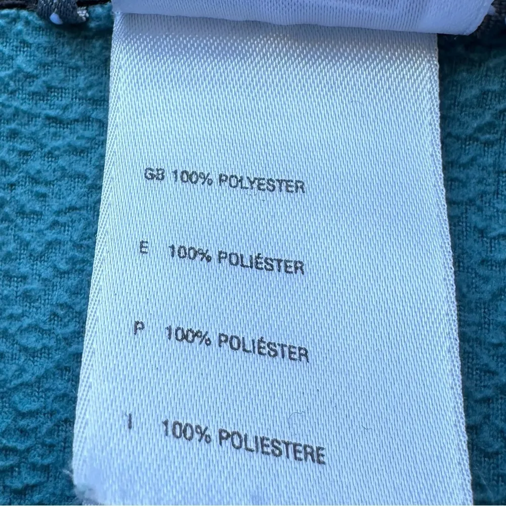 The North Face Teal Hooded Zip Fleece Jacket TKA 100 Sz XL - Image 8