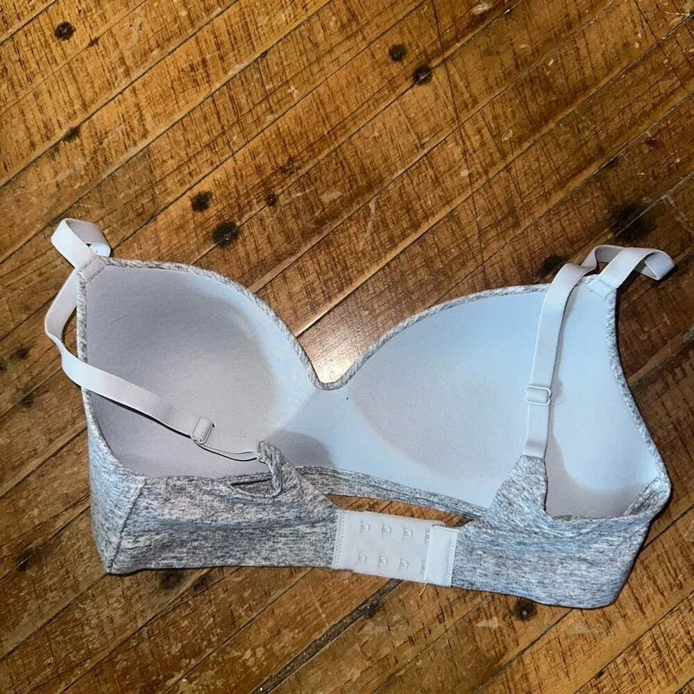 Soma heathered gray Enbliss wireless 34B comfortable bra - Image 3