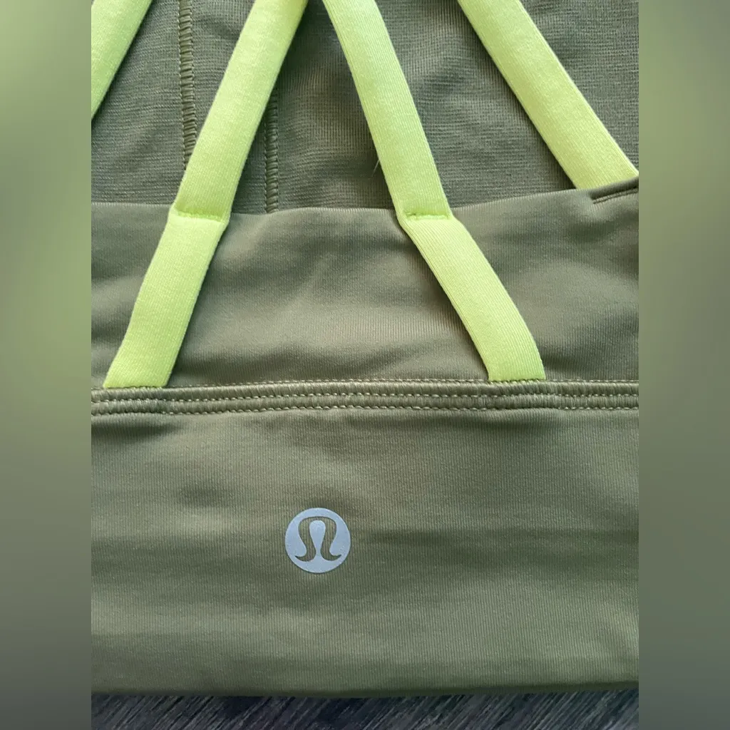 NWOT Lululemon Athletica Energy Bra High Neck Long Line Tough Bra Size 6 - Image 2