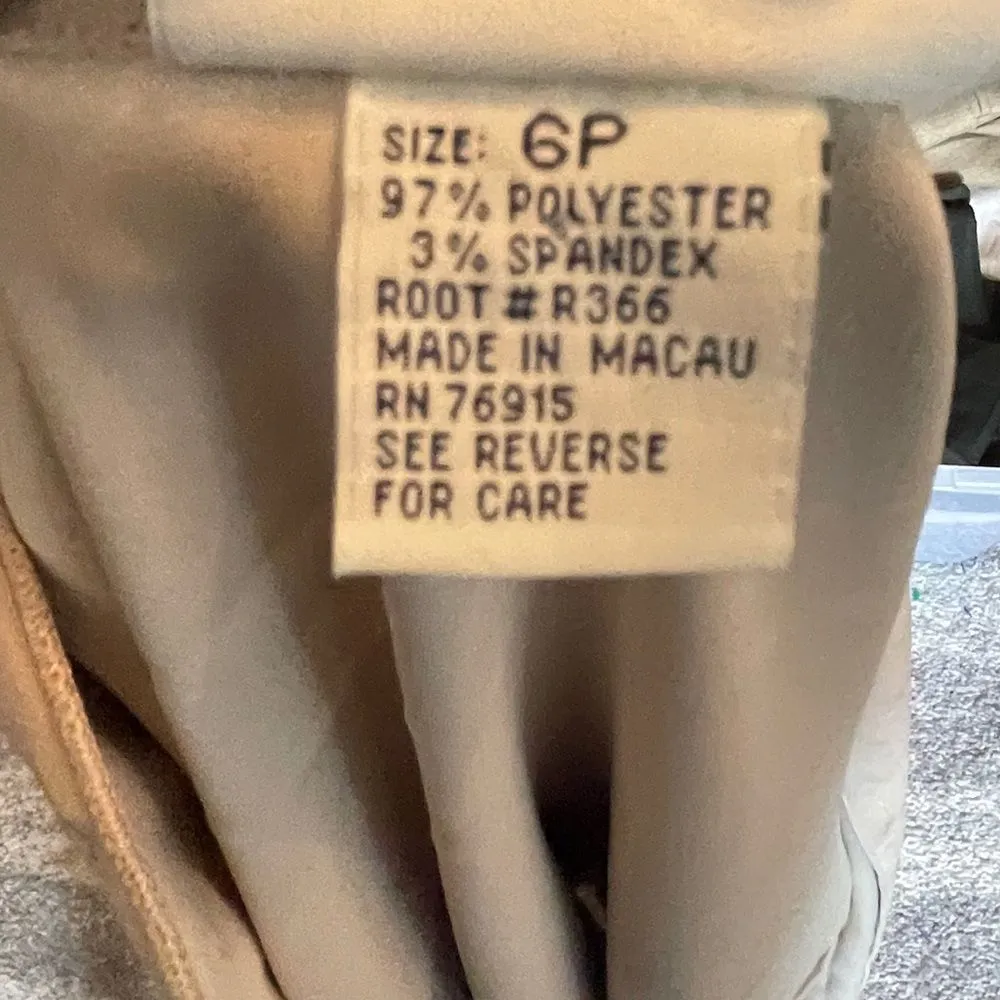 Vintage‎ Appleseeds Pantsuit Tan Size 6P - Image 14