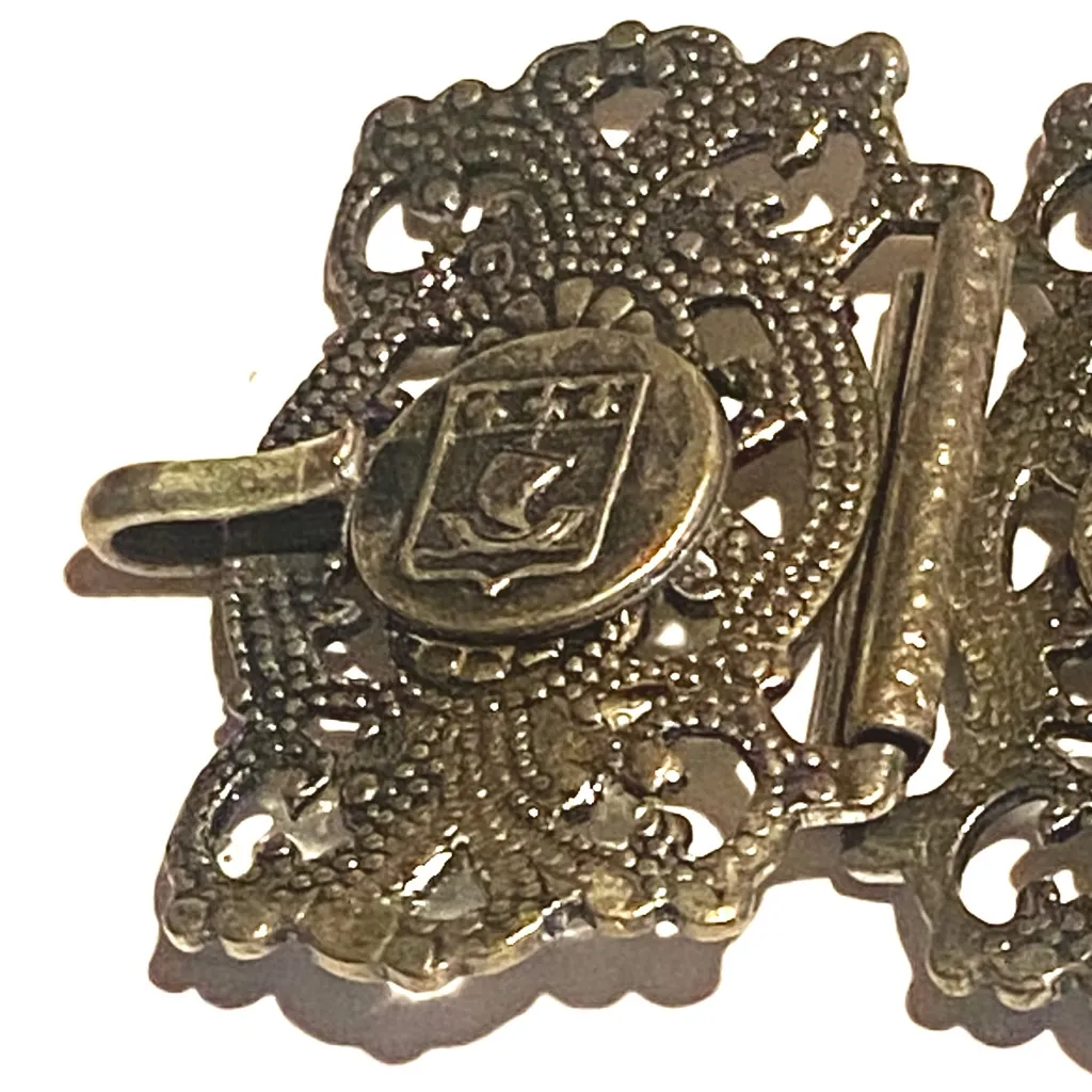 1923 Turkish Panel Paris World’s Fair Bracelet Silver - Image 10