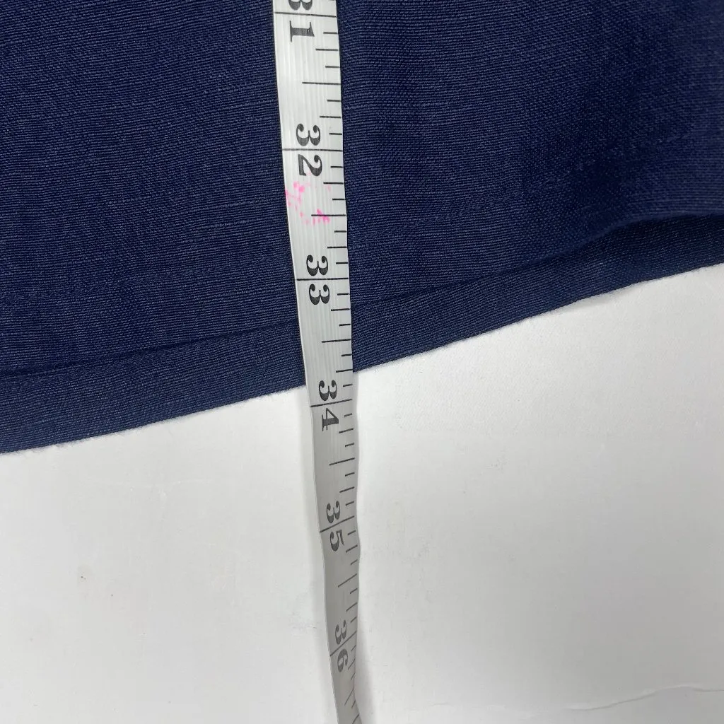 Oversize Linen Off The Shoulder Ruffle Pocket Mini Dress XXS - Image 11