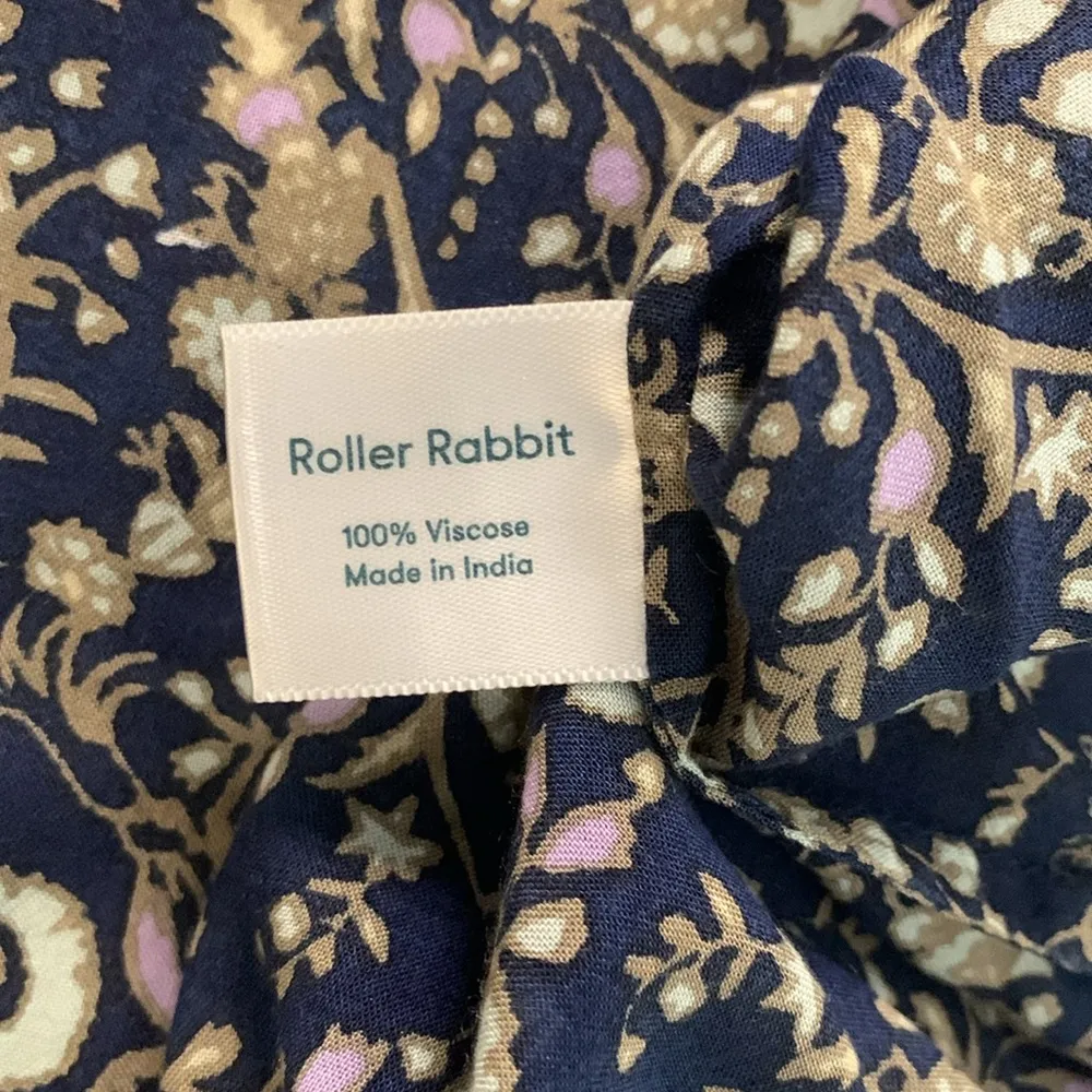 Roller Rabbit Floral Long Sleeve Blouse Size Small Women’s - Image 4