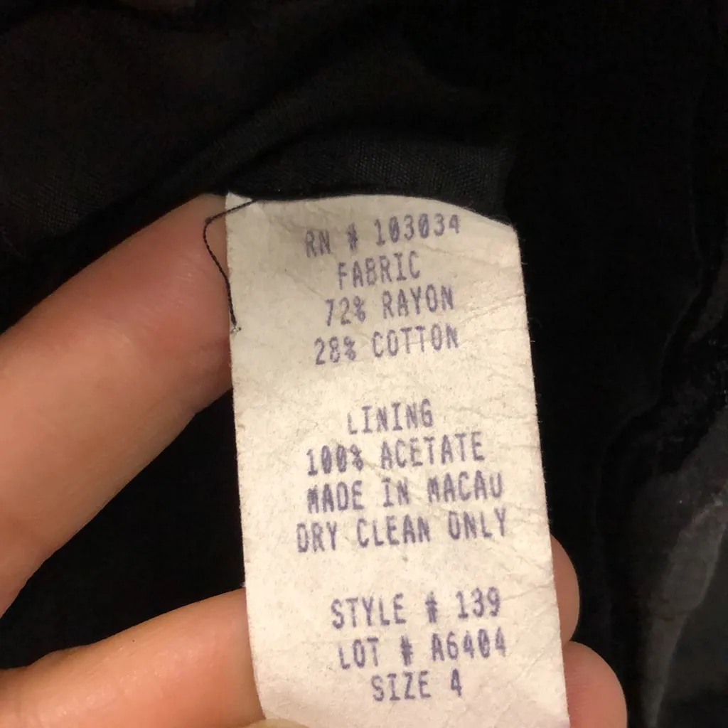 Vtg GIANCARLO FERRARI‎ Black Faux Fur Animal Print Crop Full Zip Jacket Size 4 - Image 5