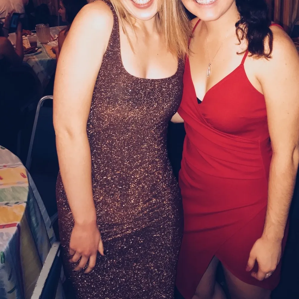 Shimmery Gold Dress - Image 2