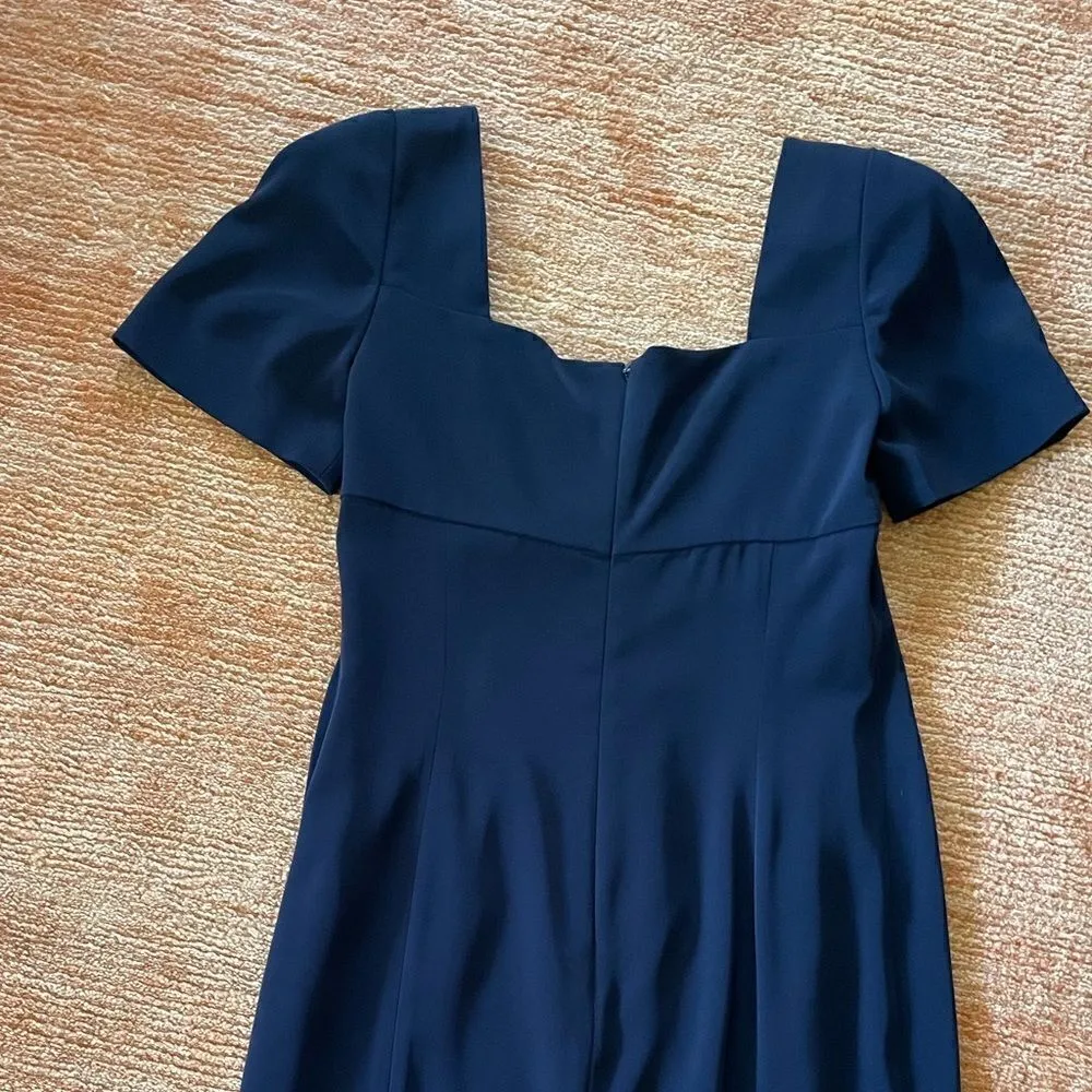 Nipon Boutique Dress Little Navy blue Cocktail Dress, Vintage Elegant Size 10 - Image 4