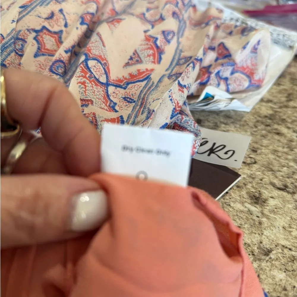 Anthropologie Pink and Blue Halter Sleeveless Sundress - Image 8