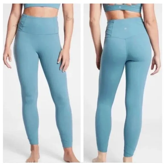 Athleta Elation Pirouette 7/8 Legging Slate Blue Size Small - Image 2