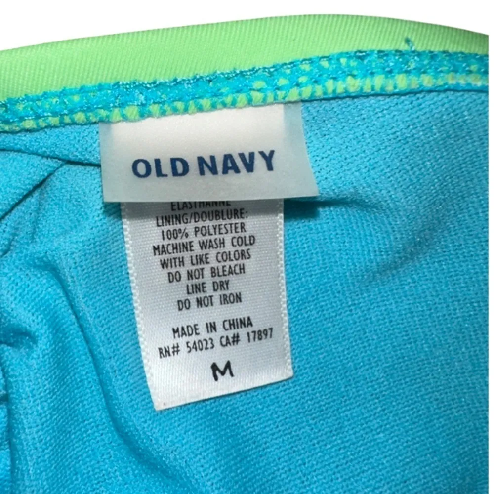 EUC OLD NAVY BIKINI TOP STRIPE MULTICOLOR SZ M - Image 3