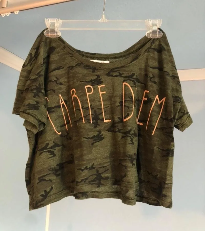 Camo Crop Top - Image 2