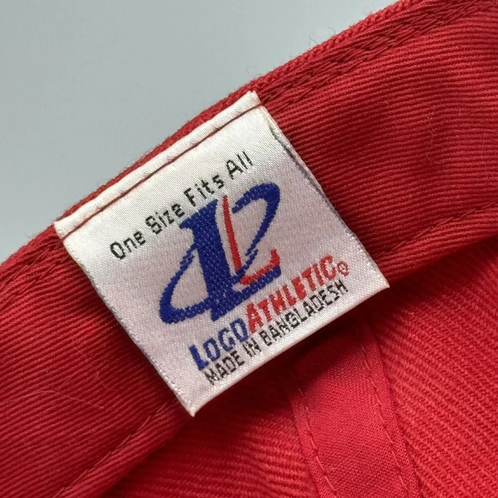 NFL Atl Falcons 1998 NFC Western Division Champions Red Baseball Hat Adjustable Size 0 - Image 9