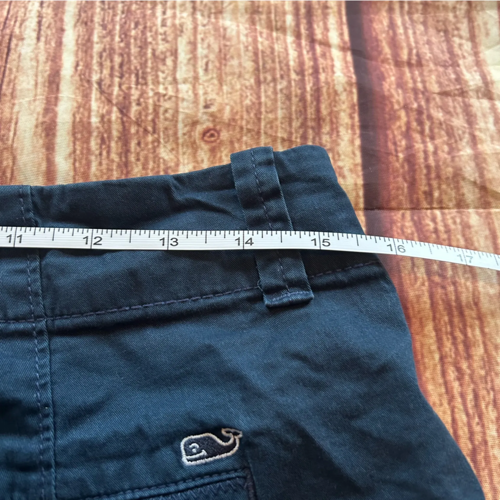 Women’s Vineyard Vines 3.5 Inch Herringbone Everyday Short Navy Size 6 - Image 6