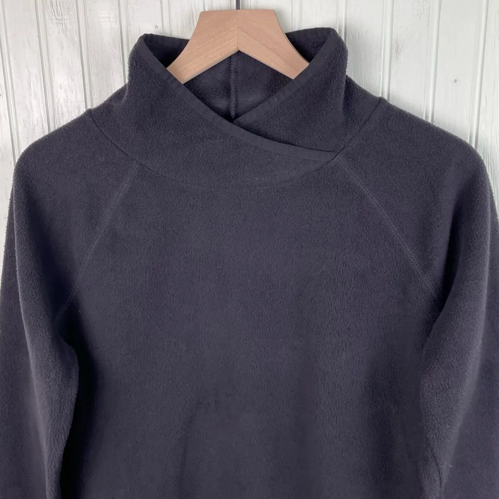 Tek Gear Essential Mock Cowl Neck Black Fleece Pullover Top Women's Size Medium - Image 3