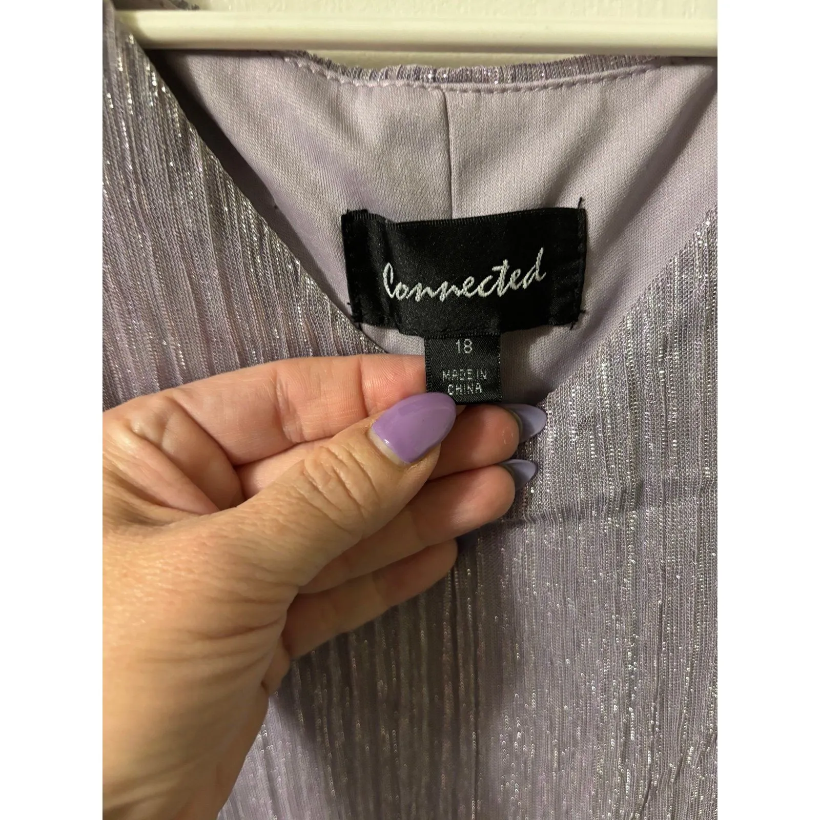 MOTB Connected Apparel women's ruffled layered midi dress size 18 - Image 4