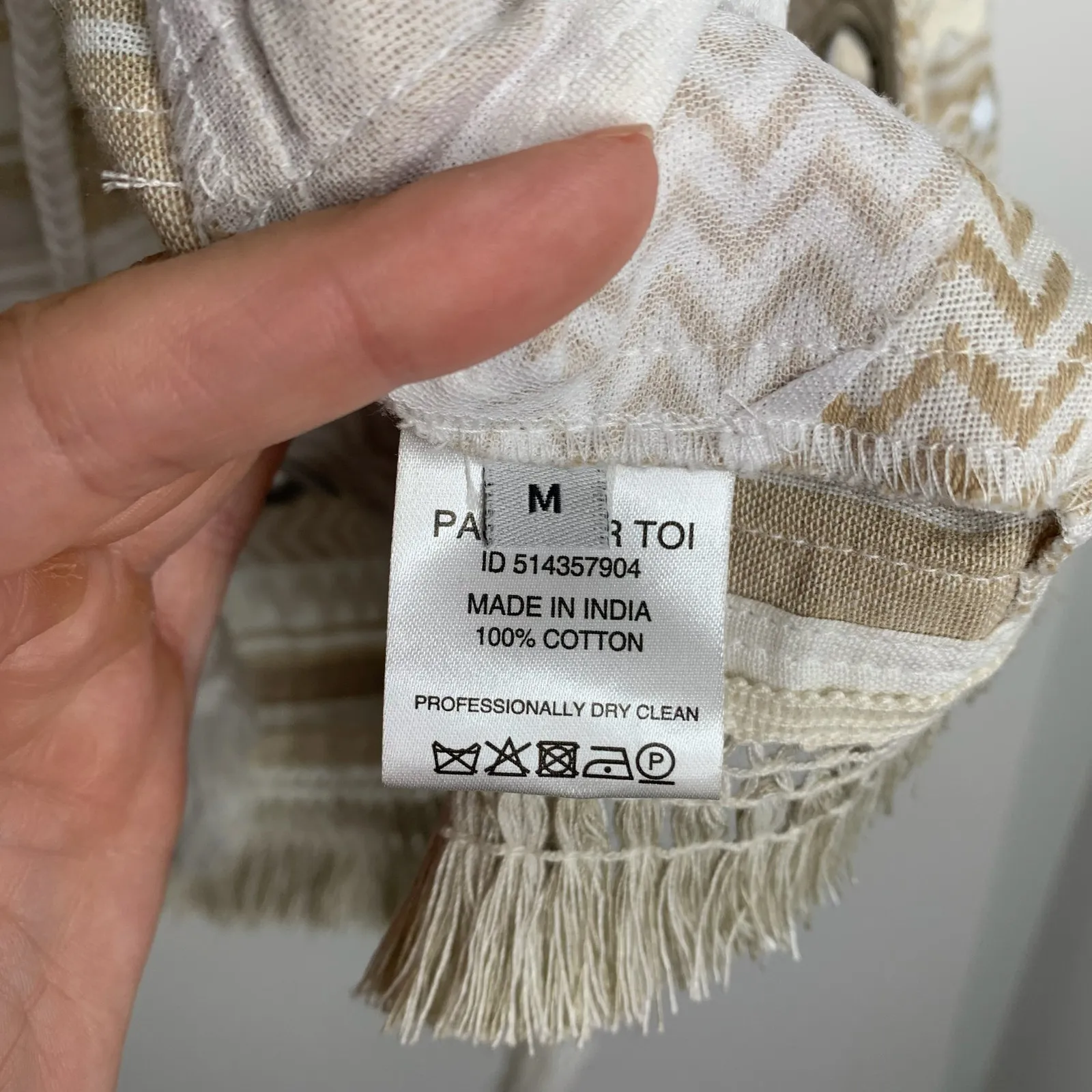 Dodo Bar Or Yehuda Tassel Embellished Jacket Tan Women’s Medium Brown - Image 12