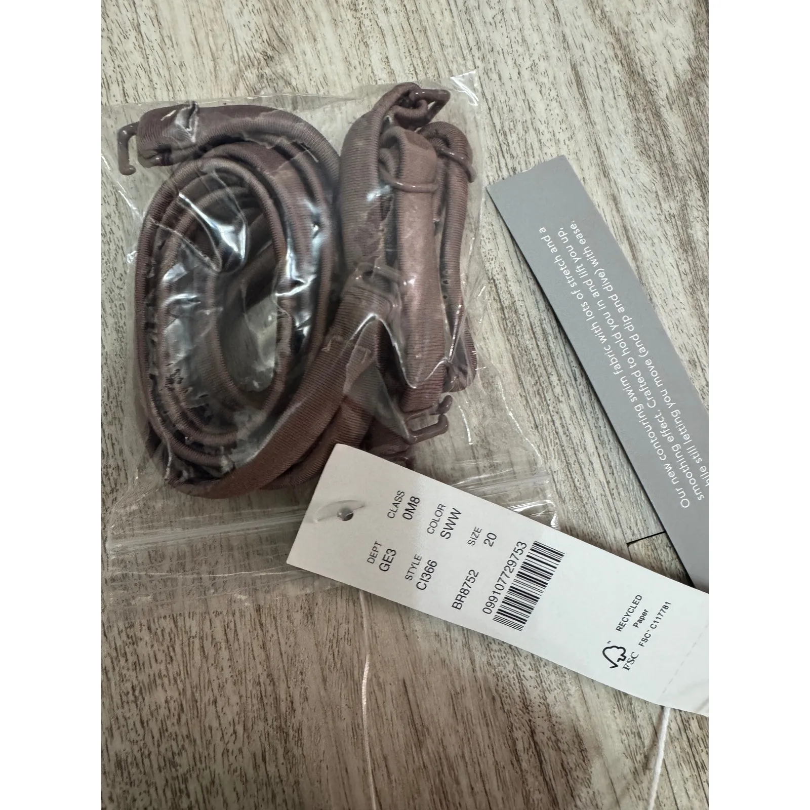 J Crew Gemma one-piece in Classic Sculpt Gemma bandeau scrunchie‎ Swimsuit Sz 20 - Image 6