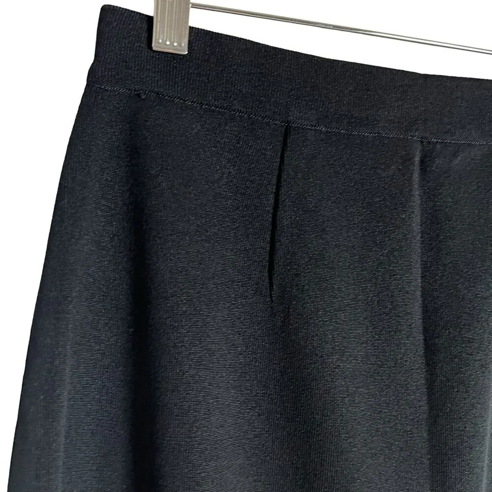 Exclusively Misook Black Acrylic Straight Knit 22” Pencil Skirt Size Small - Image 4