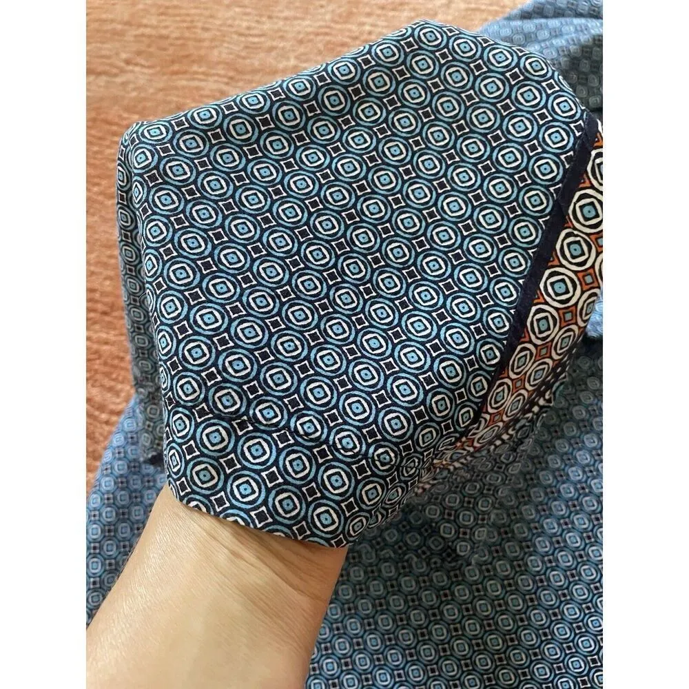 Crown Ivy Pants M PocketsPull On Colorful Paisley Lined Wide Leg Palazzo Boho - Image 8