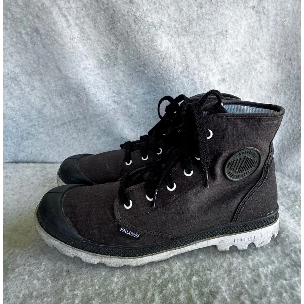 Palladium Pampa Hi‎ Lite Waterproof Canvas Ankle Boots Womens Mens US 10 - Image 7