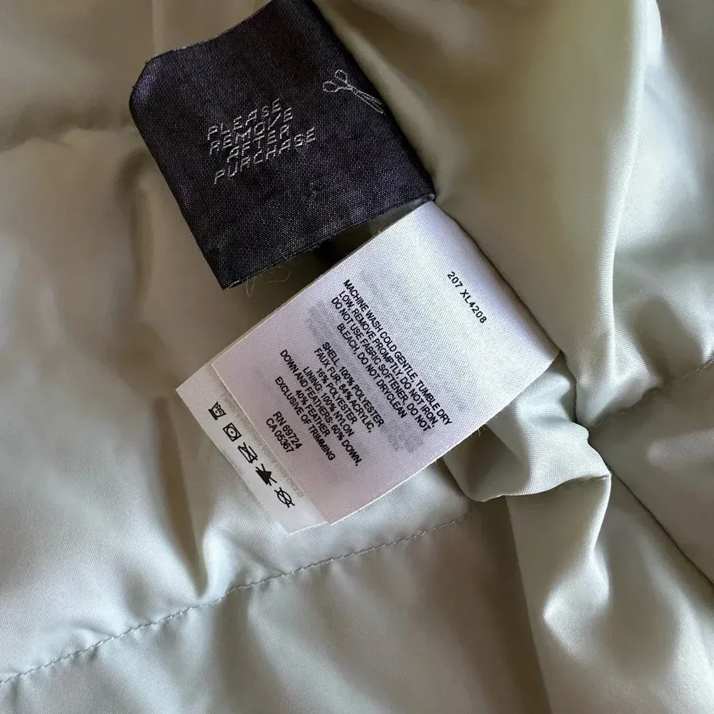 Columbia Down Feather Puffer Vest Women's Ivory Zip Pockets Outdoor. Sz: M. - Image 11