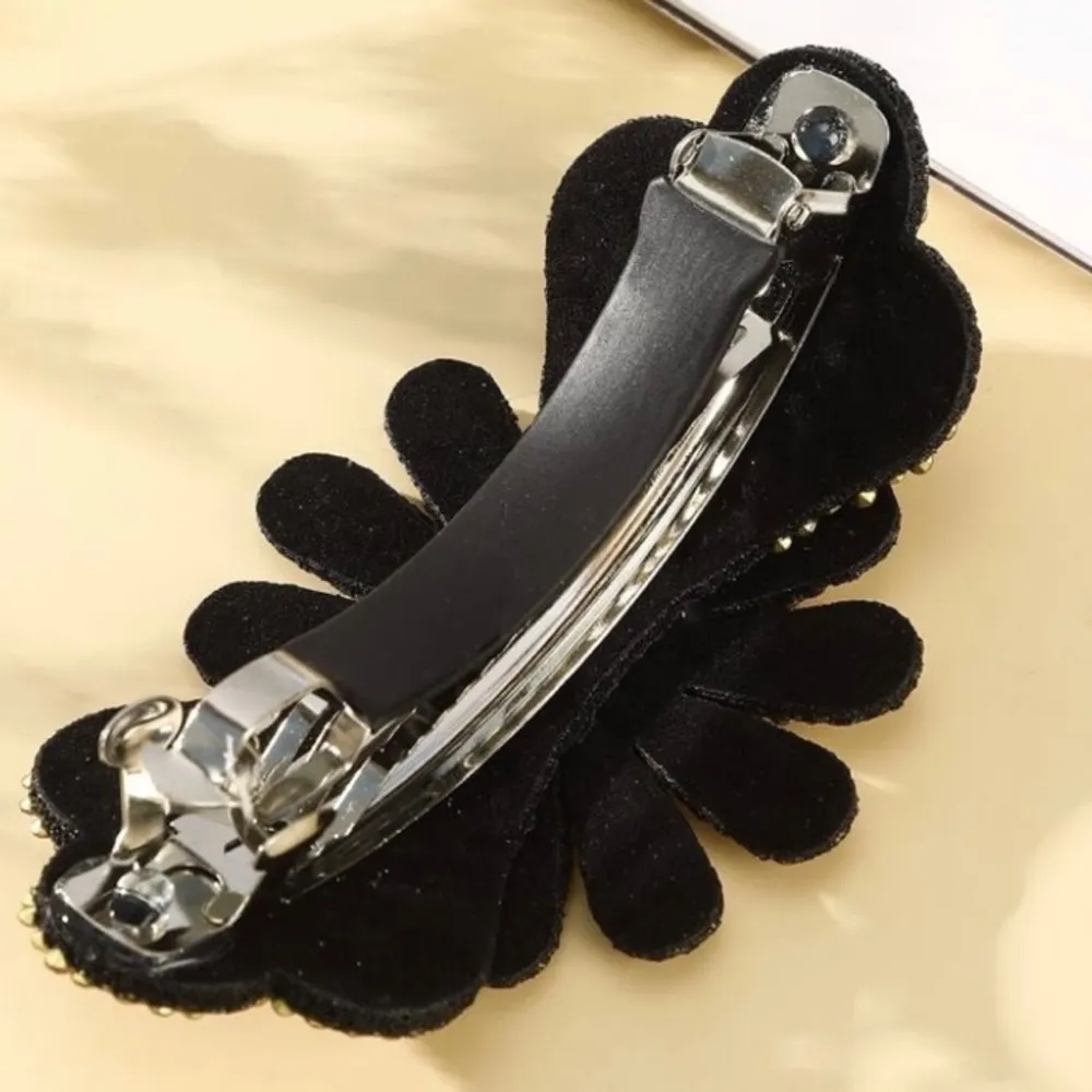 Rhinestone Flower French Clip - Image 2