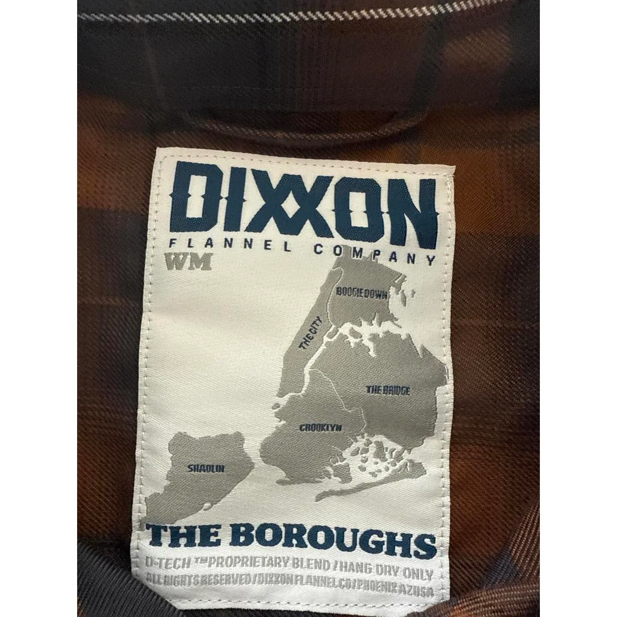 Dixxon Flannel Company Women’s Casual Flannel Shirt Brown Size M - Image 3