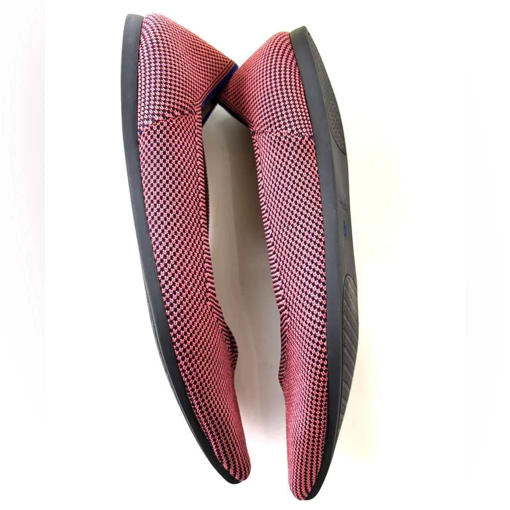 Rothy's The Point Optic Rose double stitch pointy Flats shoes size 8.5 - Image 5