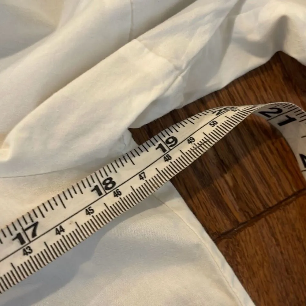 Joie cotton peplum ric rac embroidered puff sleeve blouse xs - Image 11