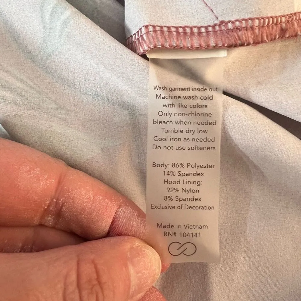 Calia by Carrie underwood pink floral windbreaker jacket size medium - Image 11