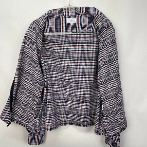 Tribe Kelley‎ Oversized Shacket Size Small Striped - Image 10