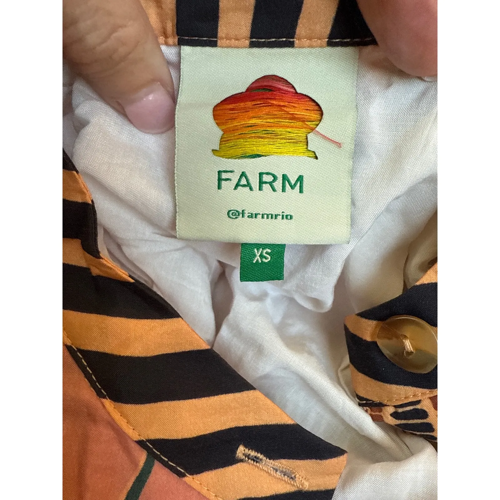 New! FARM Rio Riad Cream Mini Dress Sz XS‎ $248 - Image 3