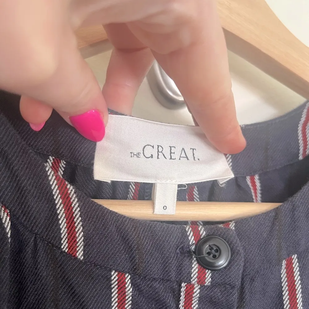 THE GREAT Homeroom Jumpsuit Blue Size XS - Image 4